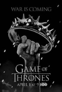 Game Of Thrones Poster Black and White Poster On Sale United States