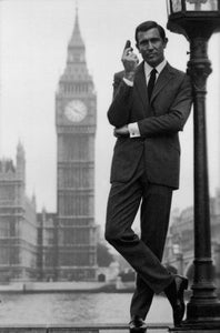 George Lazenby Poster Black and White Mini Poster 11"x17"