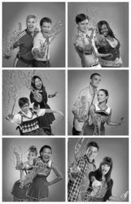 Glee poster Black and White poster for sale cheap United States USA