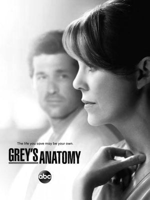 Greys Anatomy poster tin Metal Print Wall Art