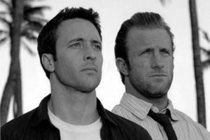 Hawaii 5-0 black and white poster