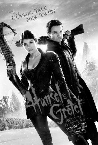 Hansel And Gretel black and white poster