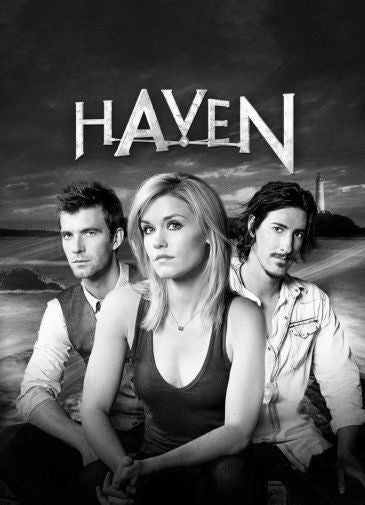 Haven black and white poster