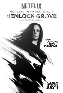 Hemlock Grove Poster Black and White Mini Poster 11"x17"