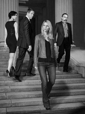 Homeland Poster Black and White Poster 24x36 The Poster Depot