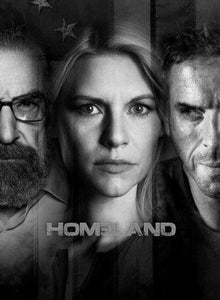 Homeland black and white poster