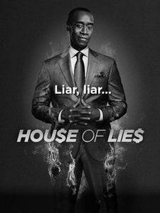 House Of Lies black and white poster