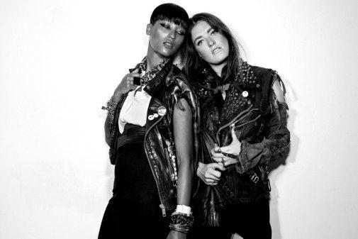 Icona Pop black and white poster