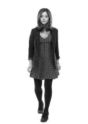 Jenna Louise Coleman Black and White Metal Poster Choose Style The Poster Depot