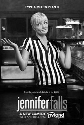 Jennifer Falls black and white poster