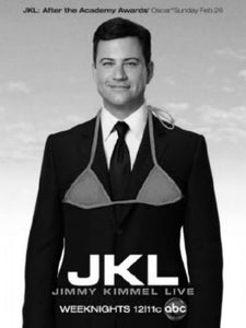 Jimmy Kimmel Live Poster Black and White Mini Poster 11"x17"