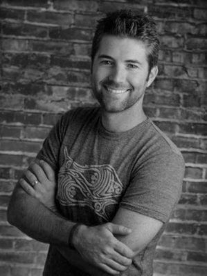Josh Turner black and white poster