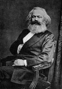 Karl Marx Poster Black and White Mini Poster 11"x17"