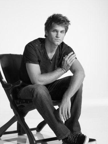 Keegan Allen black and white poster