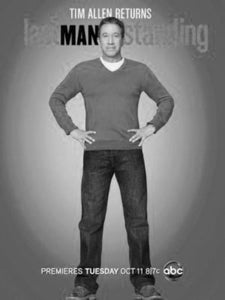 Last Man Standing Poster Black and White Mini Poster 11"x17"