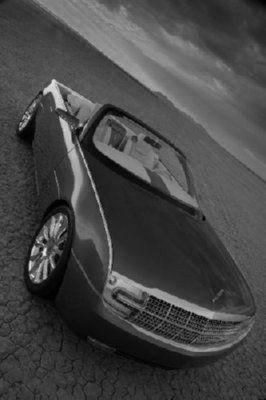 Lincoln Mark X Concept Black and White Metal Poster Choose Style The Poster Depot
