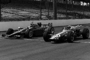 Lotus Racers black and white poster