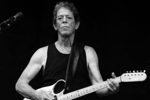 Lou Reed black and white poster