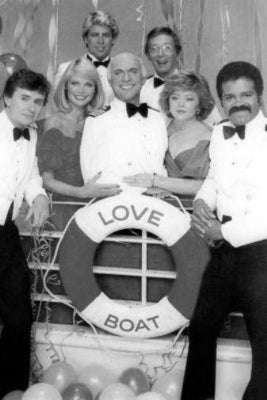 Love Boat The Black and White Metal Poster Choose Style The Poster Depot