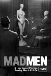 Mad Men Poster Black and White Mini Poster 11"x17"
