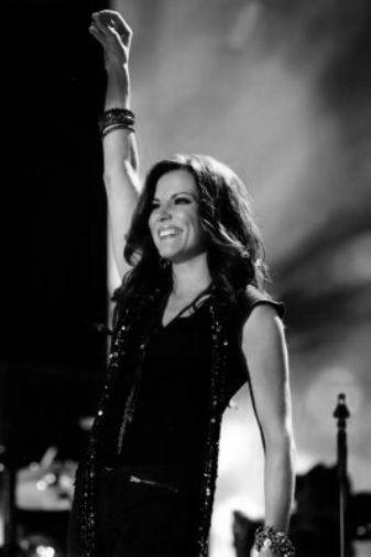 Martina Mcbride black and white poster