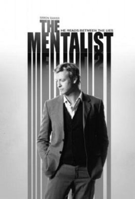 Mentalist Black and White Metal Poster Choose Style The Poster Depot