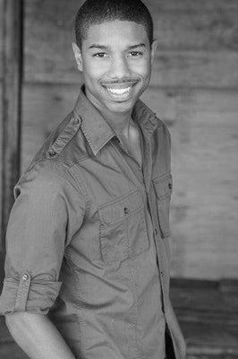 Michael B Jordan poster tin Metal Print Wall Art