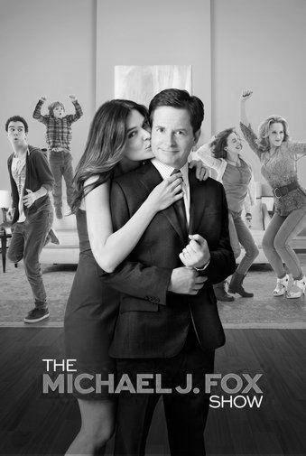 Michael J Fox Show Poster Black and White Poster On Sale United States