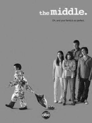 Middle The Poster Black and White Poster 24x36 The Poster Depot
