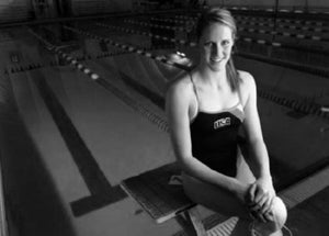 Missy Franklin Poster Black and White Mini Poster 11"x17"