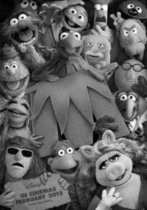 Muppets black and white poster