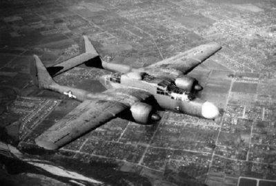 Northrop P-61 black and white poster