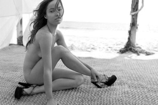 Olivia Wilde black and white poster