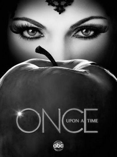 Once Upon A Time black and white poster