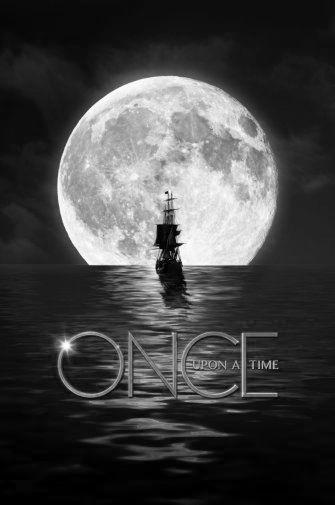 Once Upon A Time black and white poster