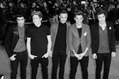 One Direction Poster Black and White Mini Poster 11"x17"
