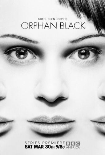 Orphan Black Poster Black and White Mini Poster 11