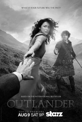 Outlander Poster Black and White Poster 27"x40" The Poster Depot