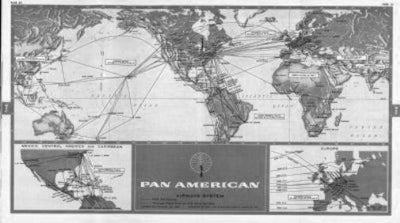 Pan Am black and white poster