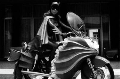 Bat Girl poster tin Metal Print Wall Art