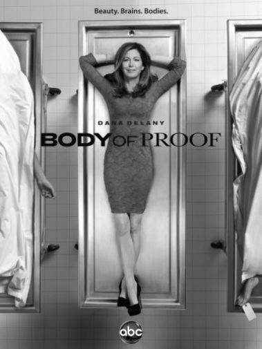Body Of Proof black and white poster