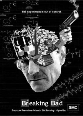 Breaking Bad black and white poster