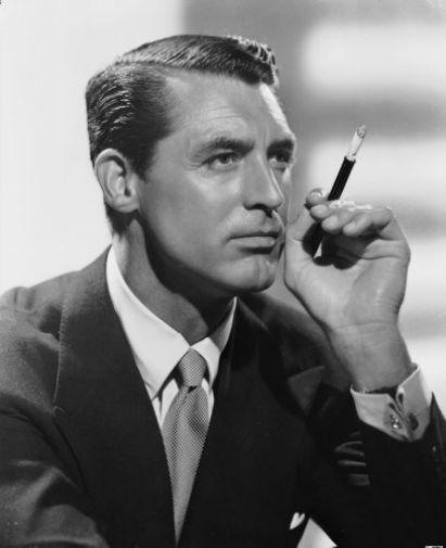Cary Grant black and white poster