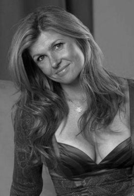 Connie Britton Metal Poster Wall Art 8in x 12in 12"x16" Black and White The Poster Depot