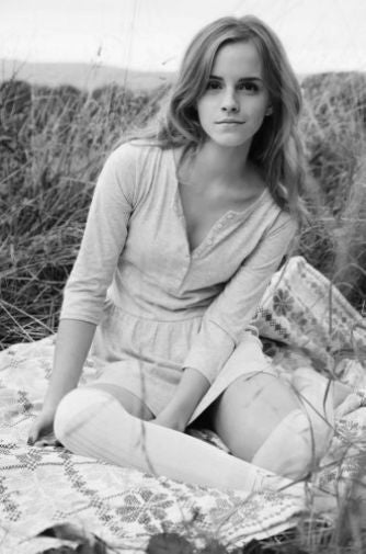 Emma Watson Poster Black and White Mini Poster 11"x17"