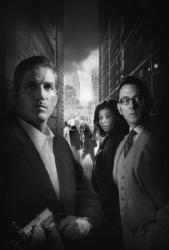Person Of Interest Poster Black and White Mini Poster 11