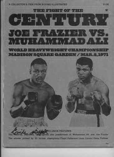 Frazier Vs. Ali Poster Black and White Mini Poster 11