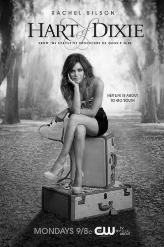 Hart Of Dixie black and white poster