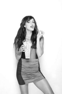 Katharine Mcphee black and white poster