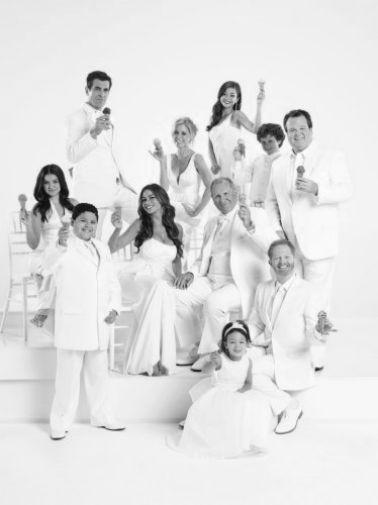 Modern Family black and white poster